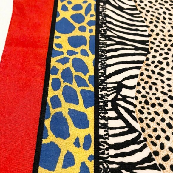 Vintage Semeley Scarf 45 x 45 Inch Made in Turkey - Picture 16 of 16